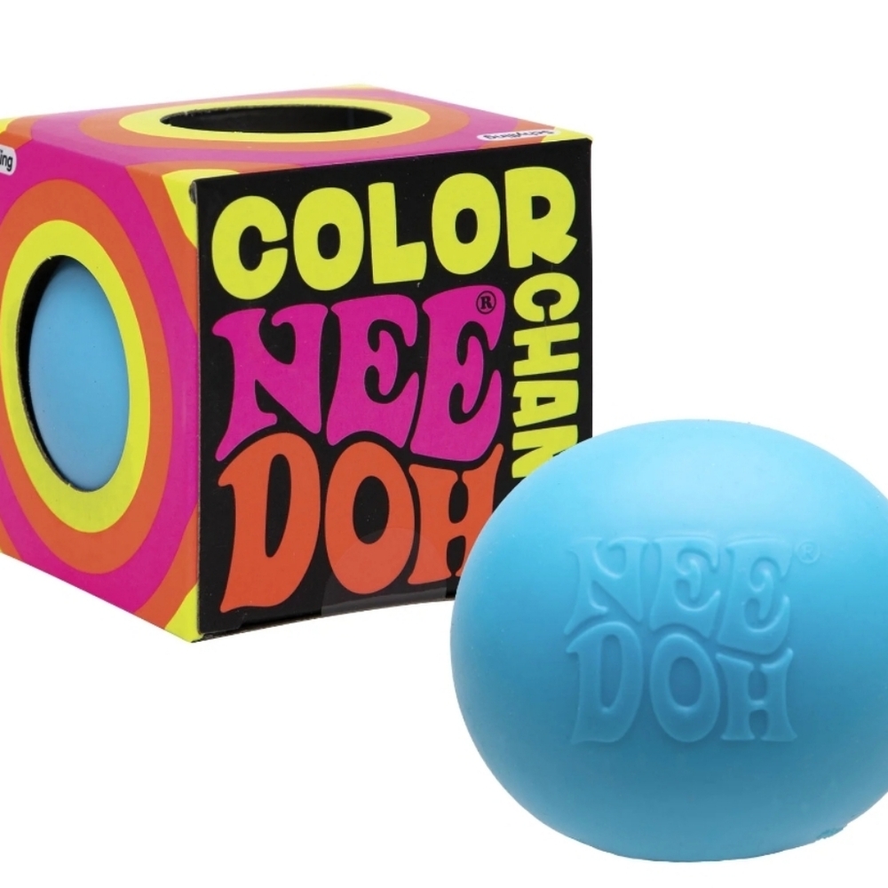 NeeDoh Color Change Groovy Glob Ball Blue New
